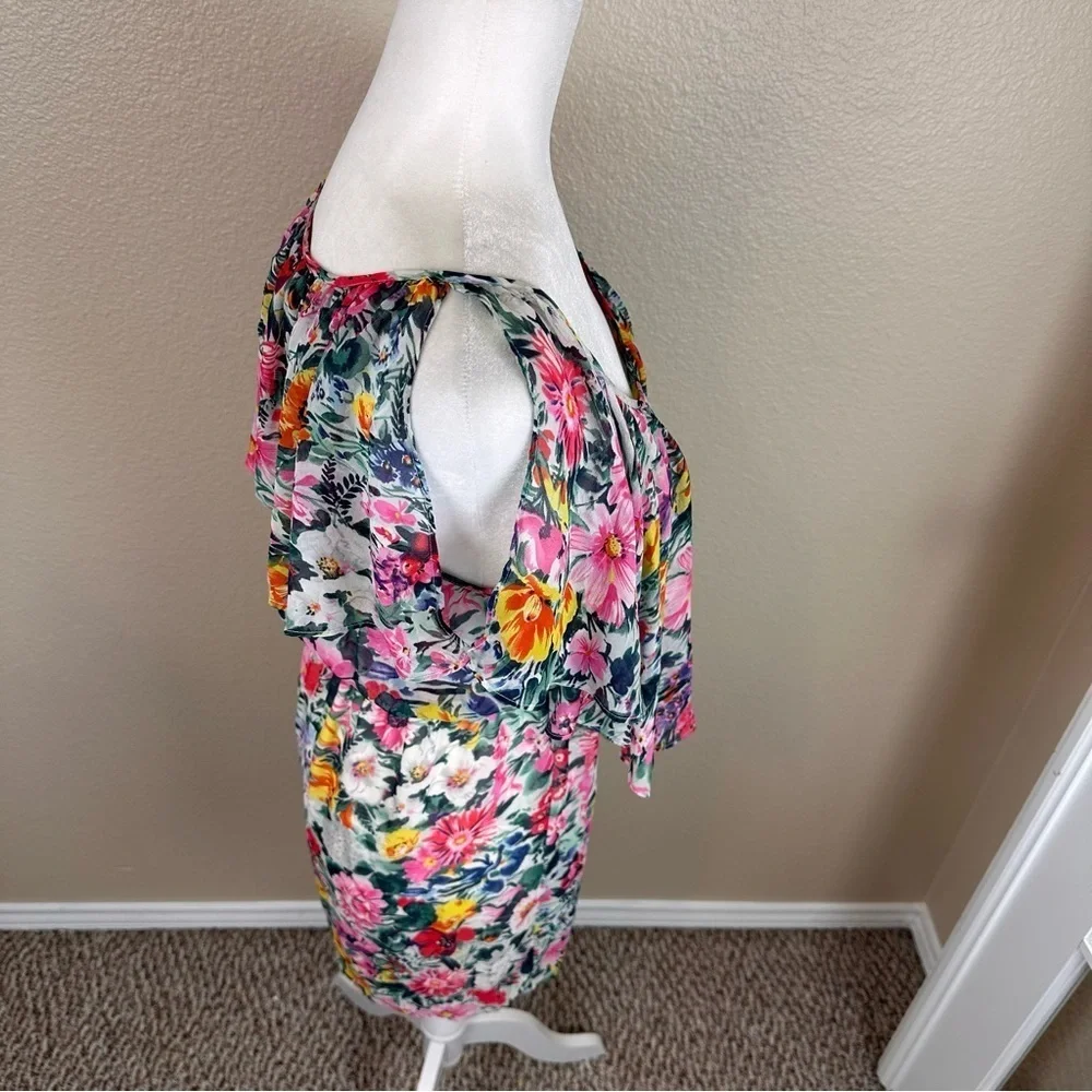 YUMI KIM WILDFLOWER SILK MINI DRESS - Picture 4 of 7